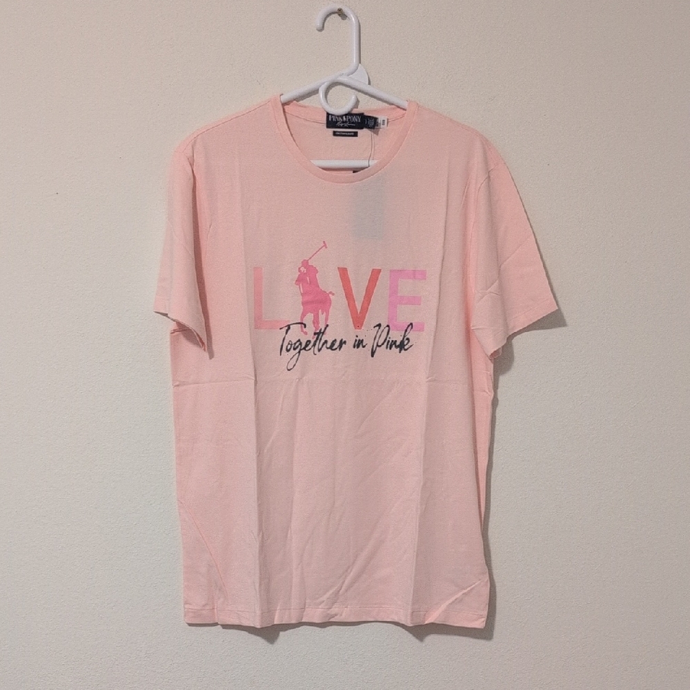 Ralph Lauren Light Pink Graphic Tee